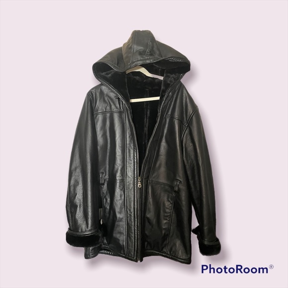 WILSONS LEATHER Genevieve Belted Leather Jacket Large - Picture 6 of 9